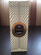 Vtg 1967 SHALIMAR Guerlain Paris Talc Perfumed Body Powder Org. Formula Org. Box picture