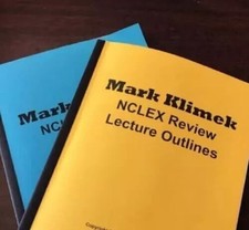NCLEX Review  Blue & Yellow BOOK picture