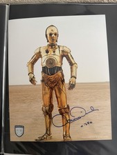 Autographed Signed Captain Marvel, Palpatine, C-3PO & more Beckett Opix ++ picture