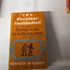 Kenneth M. Stampp The Peculiar Institution PB Vintage Books Slavery History picture