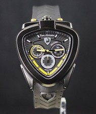 Refurbished Quartz  Tonino Lamborghini Chronograph In Black+Yellow Dial Watch. picture