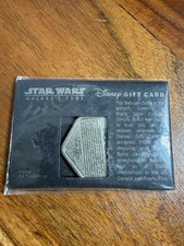 New Disney Parks Star Wars Galaxy's Edge Batuu Silver Spira Metal Coin Gift card picture