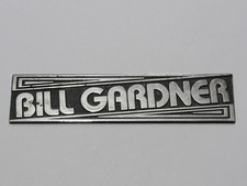 VTG Bill Gardner Chevrolet Alice Texas Metal Dealership Badge Emblem Tag TX Oil picture