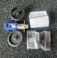 Emtek 2145US19 Round Tubular 2-1/2