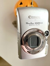 Canon PowerShot SD890 IS Digital ELPH Camera Silver 10MP 5x Zoom Bundle picture