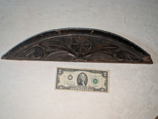 Antique Carved Walnut Wood Architectural Furniture Salvage Repurpose g picture