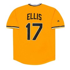 Dock Ellis 1979 Pittsburgh Pirates Cooperstown Gold Throwback Jersey Men’s Large picture