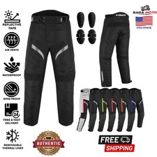 Men's Motorcycle Cordura Trousers Waterproof CE Approved Textile Riding Pants picture