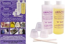 New Amazing Casting Resin Kit 16 oz Turns White and Cures 10 minutes picture
