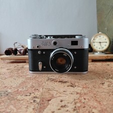 FED-3 35mm Rangefinder Camera Industar-61 52mm f/2.8 USSR Fully Working picture