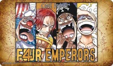 BANDAI One Piece TCG Official Playmat Vol.2 - The Four Emperors | US SELLER picture