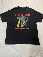 Circle Jerks North 2026 North American- Godzilla Tour Men’s L Cotton T-Shirt picture