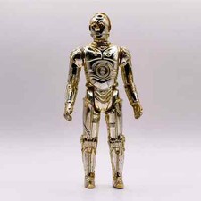 Complete 1977 Vintage Kenner Star Wars C3PO Action Figure 0424 picture