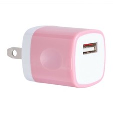 Akiko Electronics Universal USB 1.0 AMP Power Adapter Wall Charger Plug picture