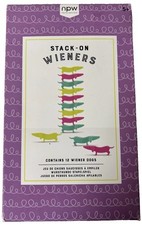 NPW Stack-On Wieners Stacking Family Game 12 Wiener Dogs 2+ Players Ages 5+ picture