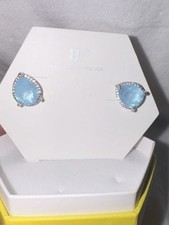 BP Radiant Moments. Created Baby Sky Blue Topaz with Genuine Quartz Rhodium picture
