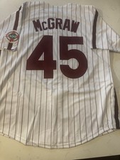Tug McGRAW  Philadelphia Phillies #45 Pinstripe HOME Jersey Adult All Sizes NWT picture