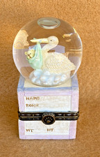 Boyds Bears 2004 Newby Treasure Box and Miniature Water Ball from Baby Boyds NIB picture