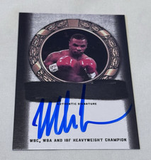 Mike Tyson  2012 Leaf Signed Autographed AW-MT1 Rare Beauty Hall of Famer L@@K  picture