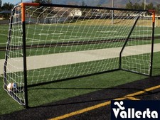 Vallerta Premier 12 X 6 FT. Regulation Size Soccer Goal (Black/Orange) picture