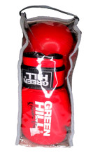 Green Hill Panther Boxing Gloves Leather Kickboxing Training Sparring MMA Heavy picture