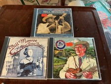 Lot of 3 Bill Monroe CD’s “Live at Mechanics Hall