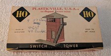 Vintage HO Plasticville Signal Tower, Fire Station & Signal Light**See Notes** picture