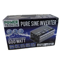 GoWISE Power 600W/1200W Peak Pure Sine Wave Power Inverter with 2 AC Outlets picture