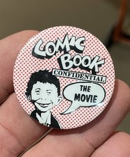 Vintage 1988 Comic Book Confidential The Movie Promo Pin Alfred Neuman  picture