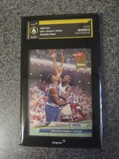 A 1992-93 Fleer Ultra Shaquille O'Neal rookie card (#328) graded 6 (EX-MT) picture