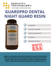 Resinify GuardPro Clear Dental Night Guard & Splint 3D Resin 500g/1kg picture