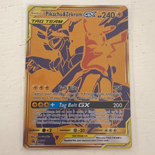 The Pokémon Company Pikachu & Zekrom GX SM248 TAG TEAM Promo Full Art Holo 240HP picture