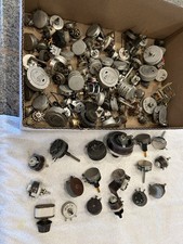 HUGE LOT 40s, 50s 60s VINTAGE AUDIO POTENTIOMETERS PORCELAIN picture