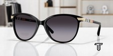 BURBERRY BE4216 30018G Black Gray Gradient 57 mm Women's Sunglasses picture