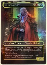 Edgar Markov FOIL Proxy Card with Custom designed art picture
