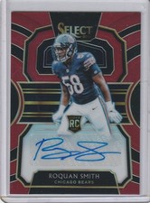 Roquan Smith 2018 Panini Select Maroon Prizm Rookie Signatures Rc Auto (31/75) picture
