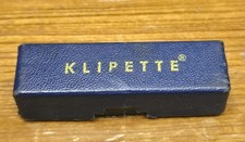 Vintage Klipette Nose Hair Trimmer Clipper Original Blue Box & Instructions Vtg picture