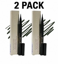 2 PACK Stila Stay All Day Waterproof Liquid EyeLiner .016 fl oz Intense Jade NIB picture