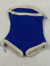 Vintage Miss Suzette Uneeda Blue Swimsuit 11.5