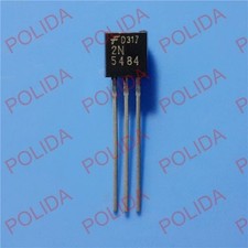 5PCS  RF/VHF/UHF JFET Transistor FAIRCHILD/SILICONIX/VISHAY TO-92 2N5484 picture
