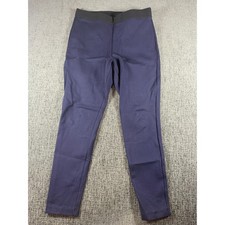 Talbots Soho Ankle Pants Navy Blue Elastic Waist Stretch Trousers 8P Womens picture