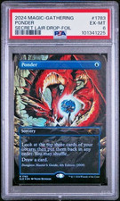 2024 MTG SLD Secret Lair Dungeons & Dragons Master Guide Foil #1783 Ponder PSA 6 picture
