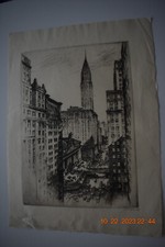 1939 Anton Schutz Etching 574 