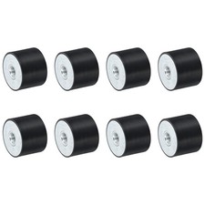 8Pcs 40mm x 30mm M10 Thread Female Rubber Mounts Silent Block Base Block picture