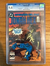 Jonah Hex # 92  CGC 9.4 White Pages 1985 Rare Last Issue picture