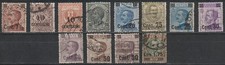 Italy Scott 147-158 Used 1923 Overprint Complete Set CV $65 picture