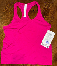 lululemon Swiftly Tech Pink Racerback Scoop Neck Tank Stretch Lightweight 6 picture