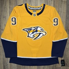 NWT Nashville Predators Filip Forsberg Authentic Fanatics Premium Home Jersey 56 picture
