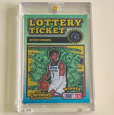 Panini 2020-21 Contenders Lottery Ticket Anthony Edwards RC Insert #11 Wolves picture