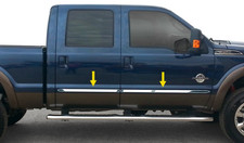 2008-2016 Ford F-250/F-350 SuperCrew Body Side Molding 4Pc Trim 1